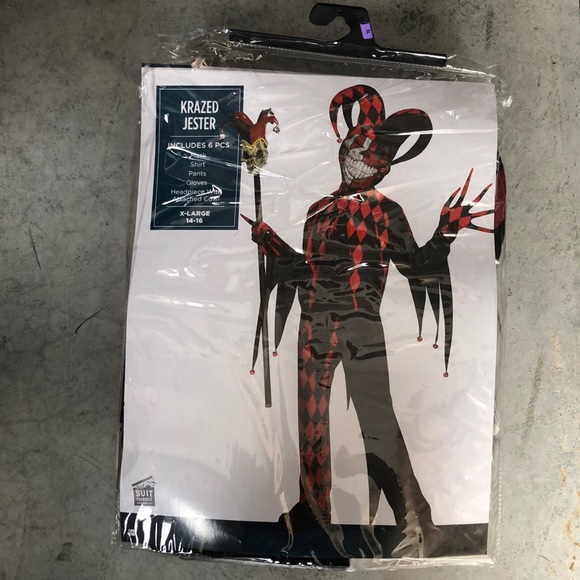 Krazed Jester Children’s Costume! New! - Picture 2 of 5